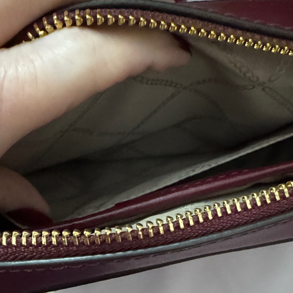 Michael Kors Patchwork Burgundy Crossbody Bag - Picture 12 of 13